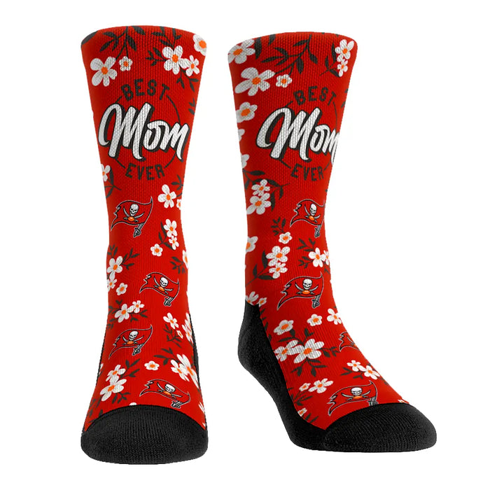 Tampa Bay Buccaneers - Best Mom Floral by Rock 'Em Socks
