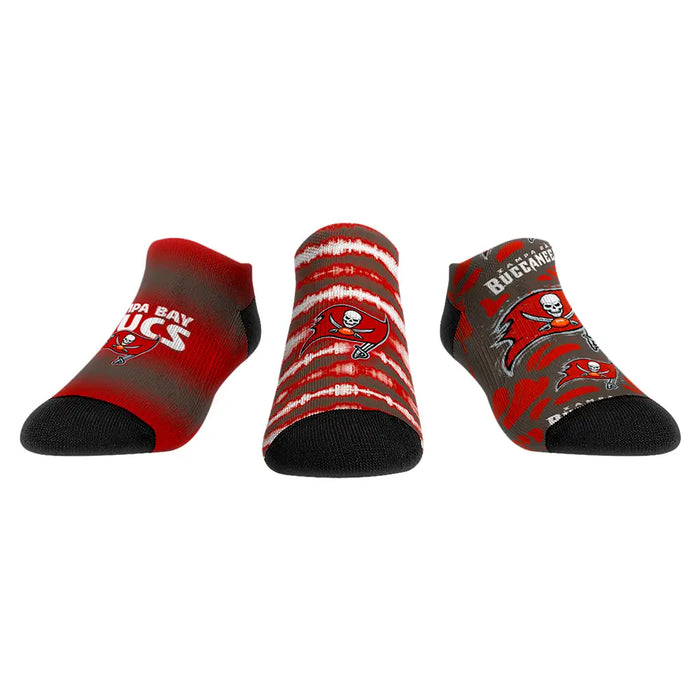 Tampa Bay Buccaneers - Low Cut - Make Some Noise (3-Pack) by Rock 'Em Socks