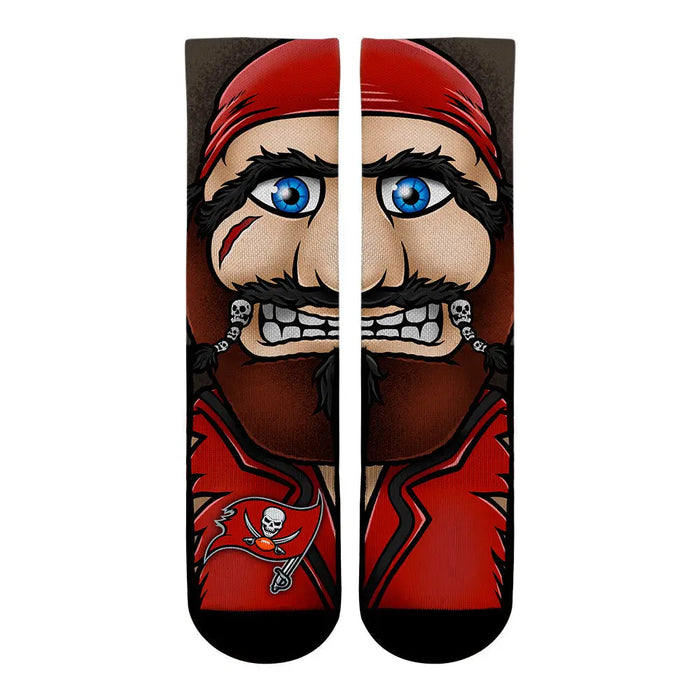 Tampa Bay Buccaneers - Split Face Mascot by Rock 'Em Socks