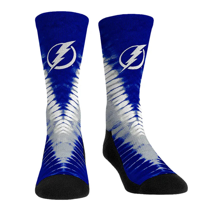 Tampa Bay Lightning - V Shape Tie Dye by Rock 'Em Socks