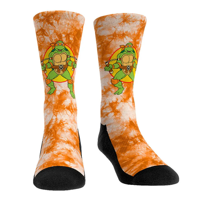 Teenage Mutant Ninja Turtles - Michelangelo - Tie-Dye by Rock 'Em Socks