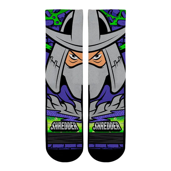 Teenage Mutant Ninja Turtles - Shredder - Split Face by Rock 'Em Socks