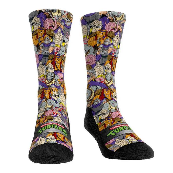 Teenage Mutant Ninja Turtles - Villain Stacked Characters by Rock 'Em Socks