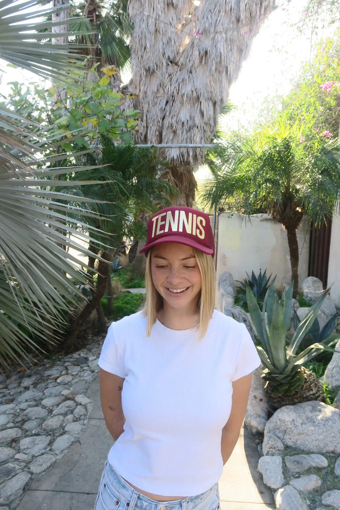 Tennis is Golden Trucker Hat by Ace The Moon