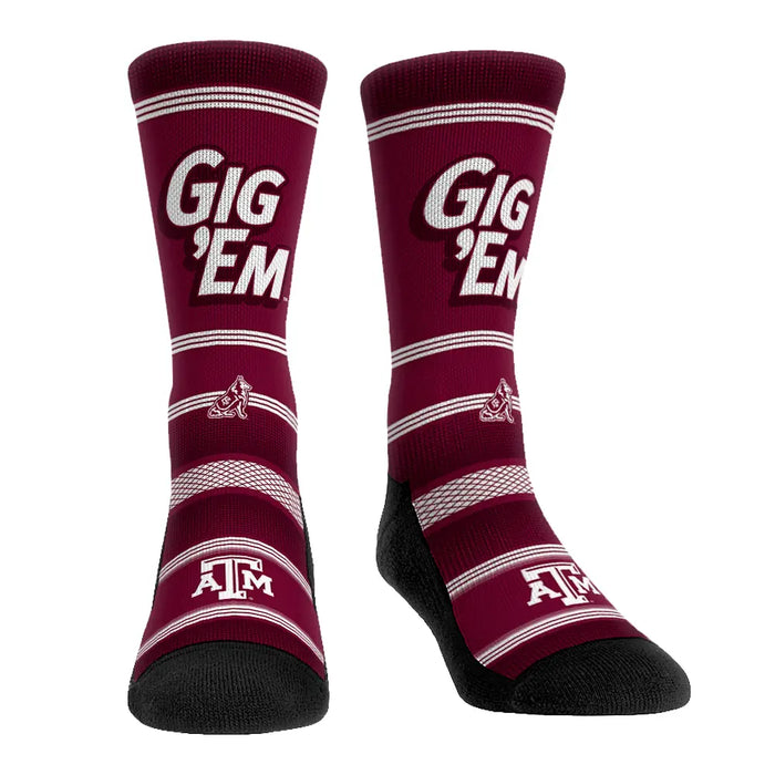 Texas A&M Aggies - Gig 'Em by Rock 'Em Socks