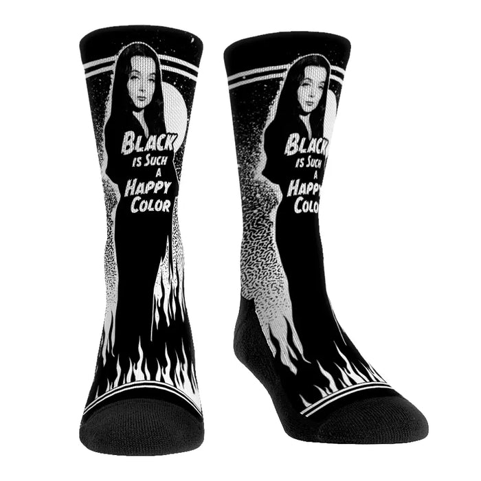 The Addams Family - Morticia - Black is Such a Happy Color by Rock 'Em Socks