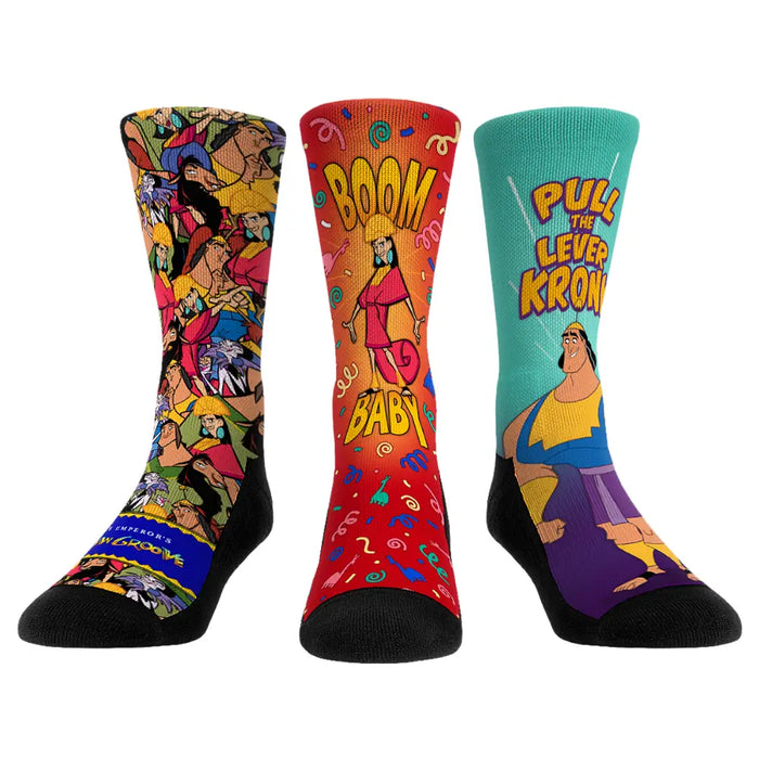 The Emperor's New Groove - 3-Pack by Rock 'Em Socks