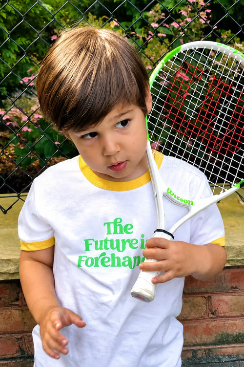The Future is Forehands™ Baby & Kids Tee by Ace The Moon
