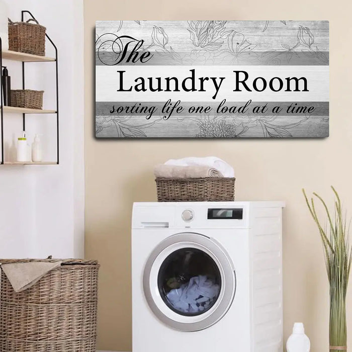 The Laundry Room Sign by Tailored Canvases