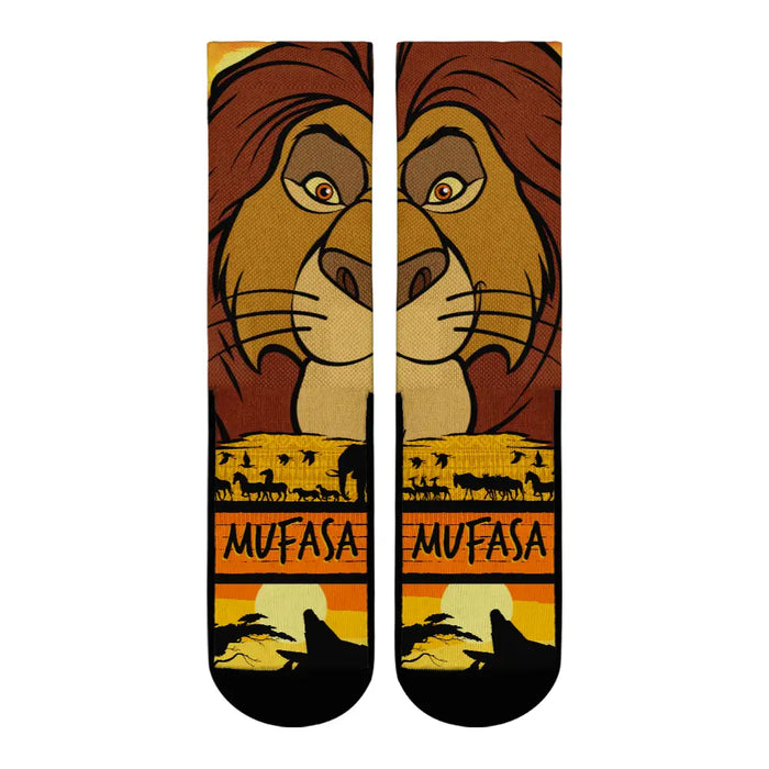 The Lion King - Mufasa - Split Face by Rock 'Em Socks