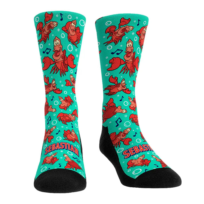The Little Mermaid - Sebastian All-Over by Rock 'Em Socks