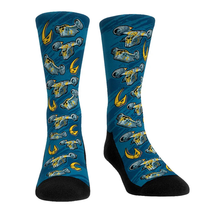 The Mandalorian & Grogu - Razor Crest All-Over by Rock 'Em Socks