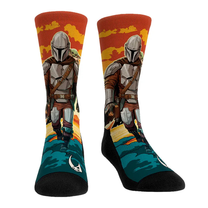 The Mandalorian & Grogu - Travel Buddies by Rock 'Em Socks