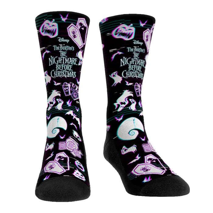 The Nightmare Before Christmas - Nightmare Before Christmas All-Over by Rock 'Em Socks