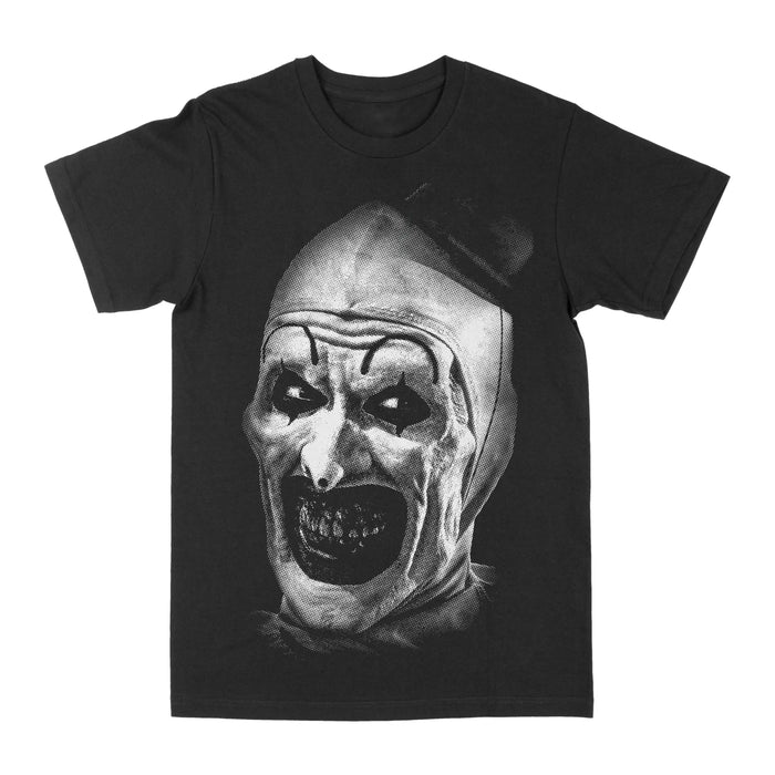 The Terrifier "Big Face" Graphic Tee by Obsessed with graphic tees