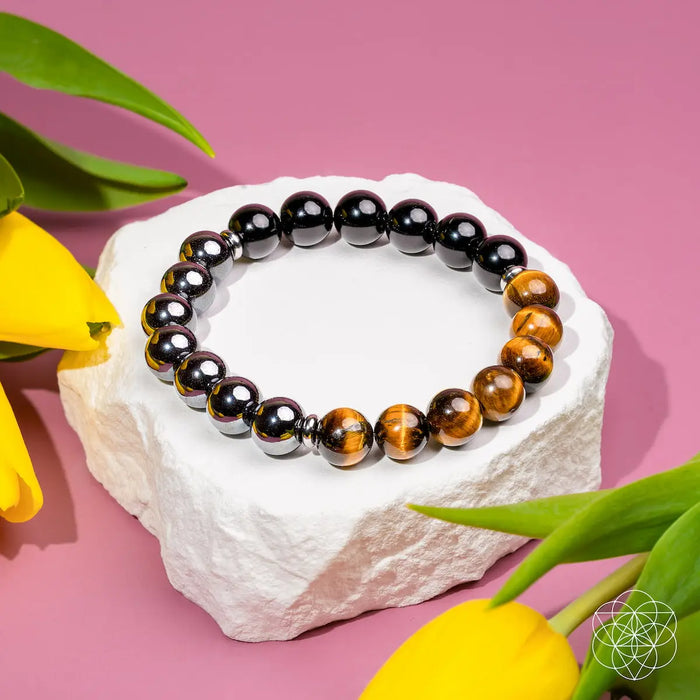 The Triple Karma Shield Bracelet by Conscious Items