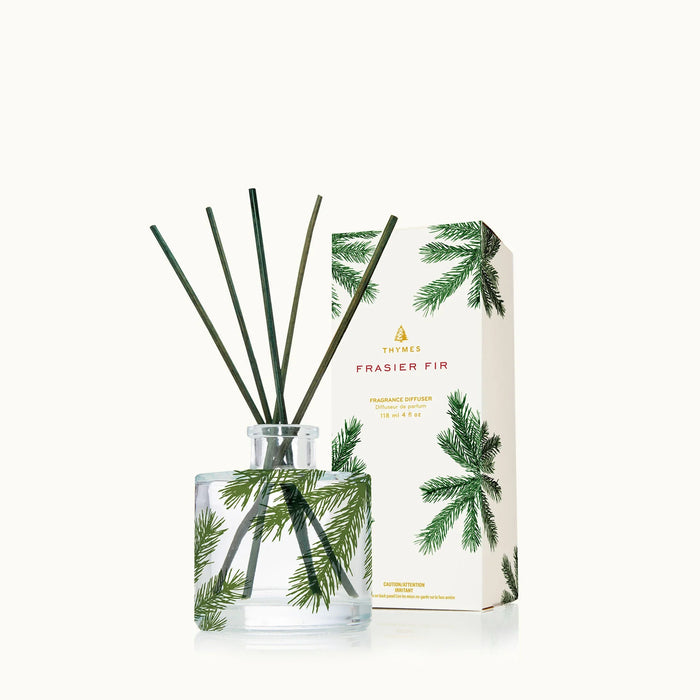 Thymes Frasier Fir Petite Pine Needle Reed Diffuser 4.0 FL OZ by Nava Beauty