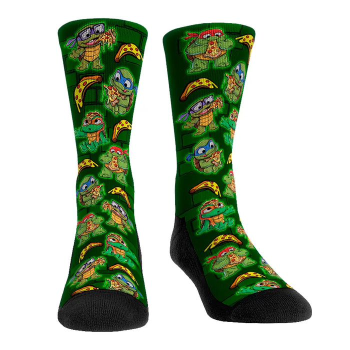 TMNT : Mutant Mayhem - Pizza Time All-Over by Rock 'Em Socks