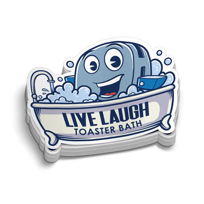 Toaster Bath - Hard Hat Decal by Armed American Supply