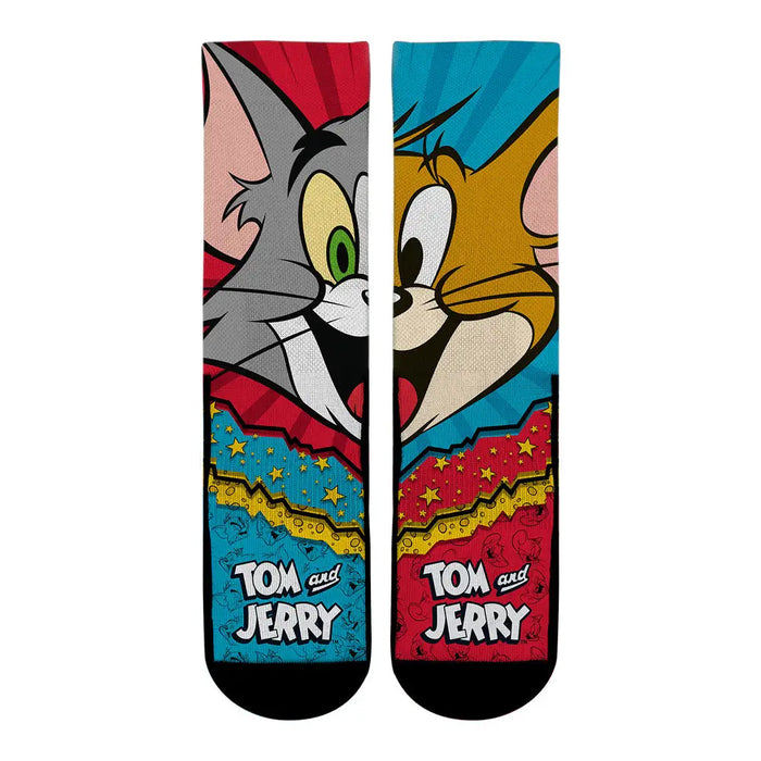 Tom and Jerry - Split Face by Rock 'Em Socks