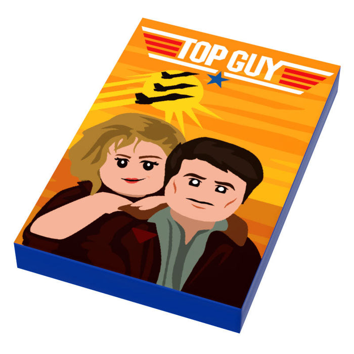 Top Guy Movie Cover (2x3 Tile) made using LEGO part - B3 Customs by B3 Customs