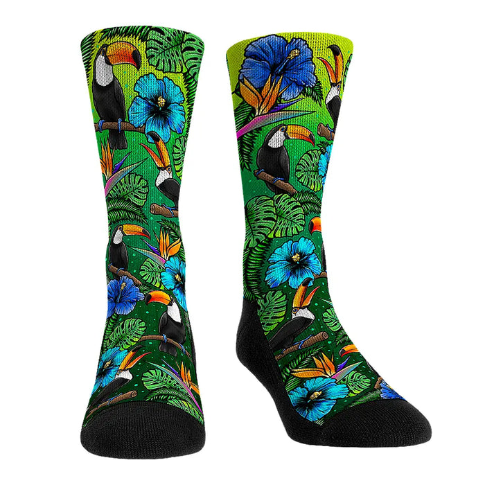 Toucan Floral by Rock 'Em Socks