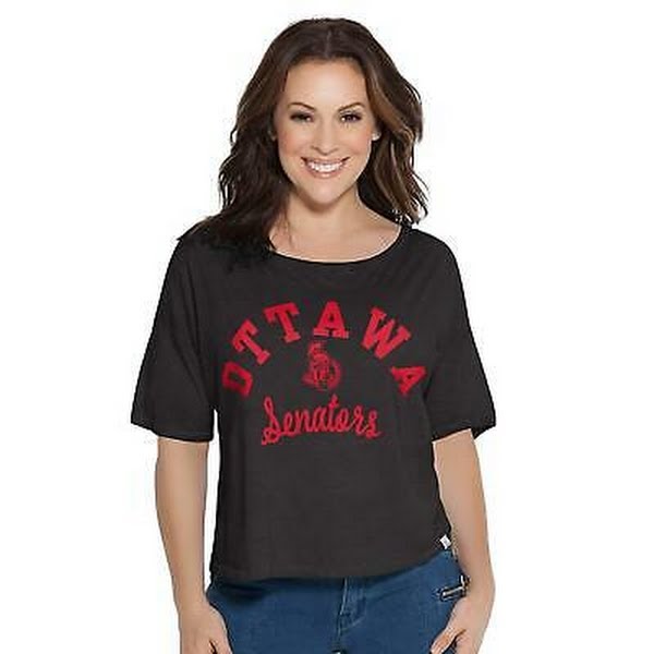 NHL Womens Ottawa Senators Shirt, Size Large by Vanessa Jane