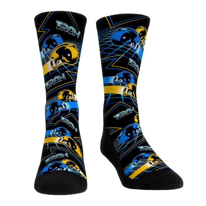 Tron - Lightcycle All-Over by Rock 'Em Socks