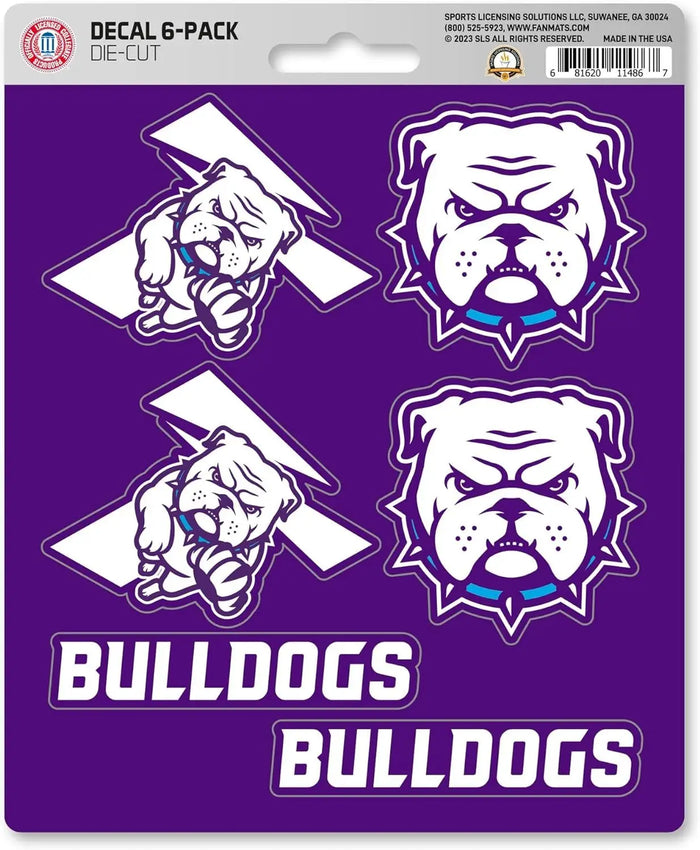 Truman State University Bulldogs 6-Piece Decal Sticker Set, 5x6 Inch Sheet, Gift for football fans for any hard surfaces around home, automotive, personal items by Fielders Choice