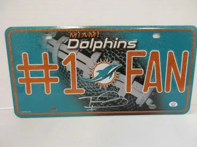 Tua Tagovailoa Dolphins Signed License Plate (PAAS COA) by Price Is Right Miami