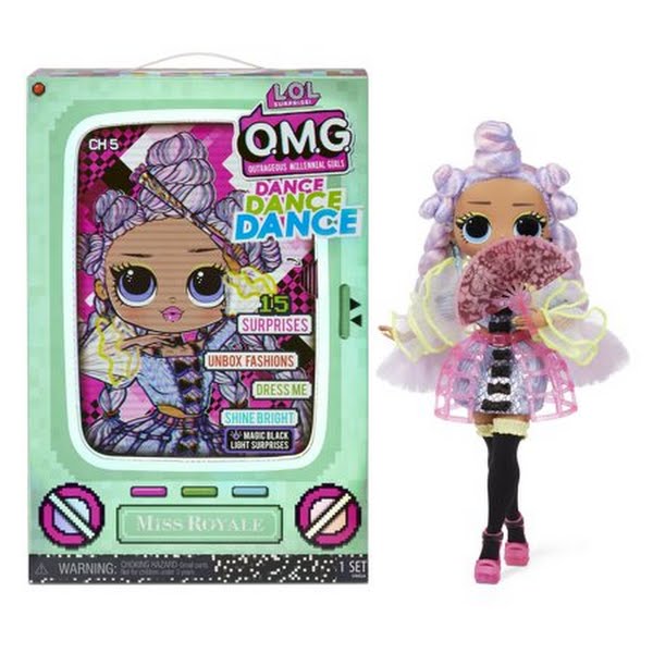 LOL Surprise OMG Dance Dance Dance Miss Royale Fashion Doll with 15 Surprises In by Vanessa Jane