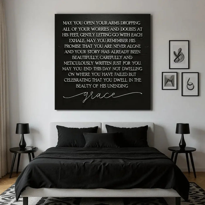 Unending Grace Faith Sign III by Tailored Canvases