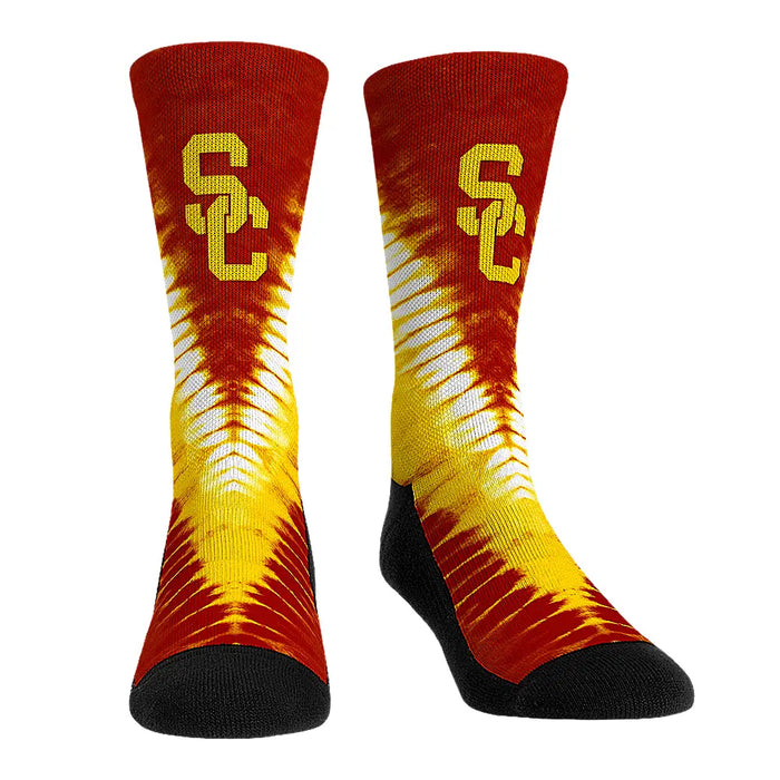 USC Trojans - V Shape Tie Dye by Rock 'Em Socks