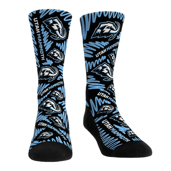 Utah Mammoth - Logo Sketch by Rock 'Em Socks