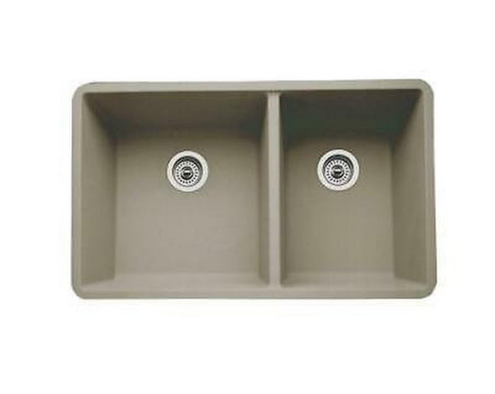 Blanco Precis 33in Undermount Double Basin SILGRANIT Kitchen Sink by Vanessa Jane