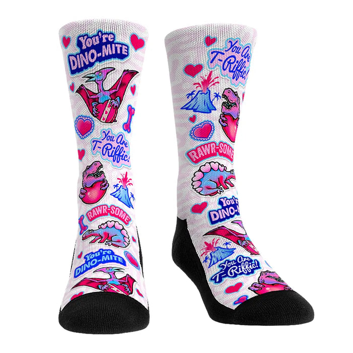Valentine's Day - Dino Valentine's by Rock 'Em Socks