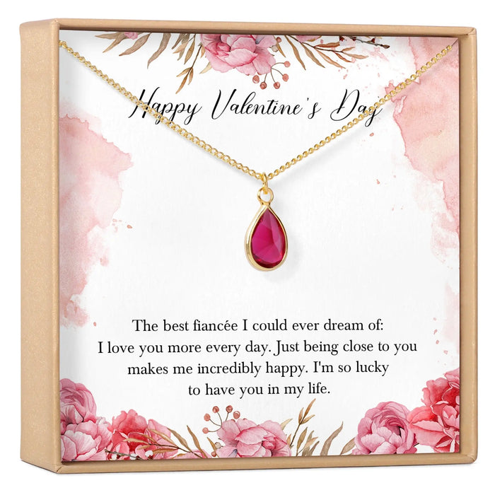 Valentine's Day Gift for Fianc̩e Necklace by Dear Ava