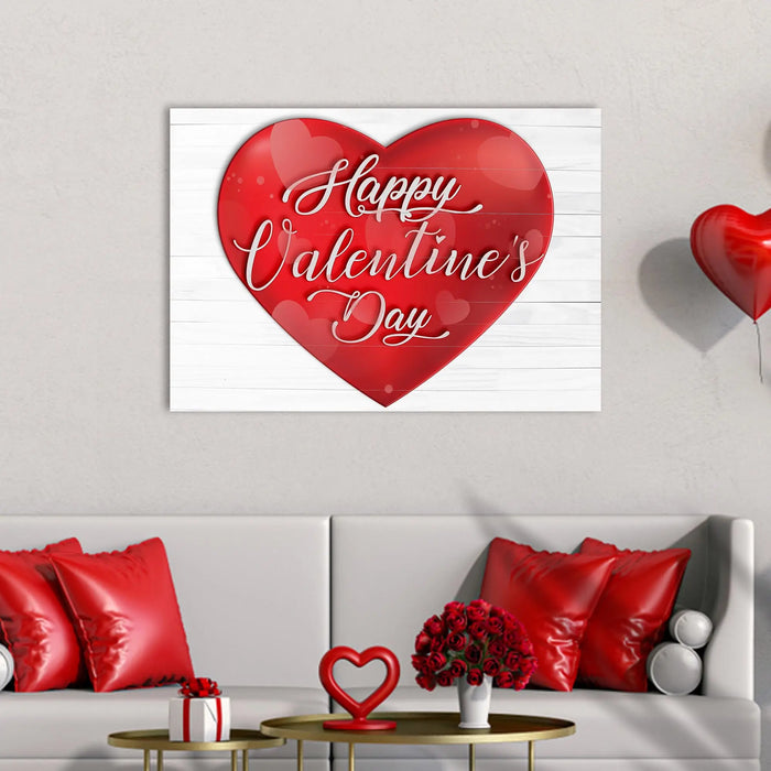 Valentines Day Sign IX by Tailored Canvases