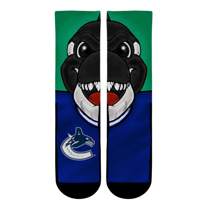 Vancouver Canucks - Split Face Mascot by Rock 'Em Socks