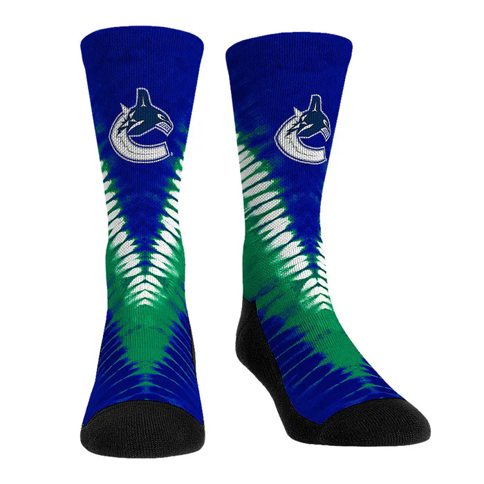 Vancouver Canucks - V Shape Tie Dye by Rock 'Em Socks