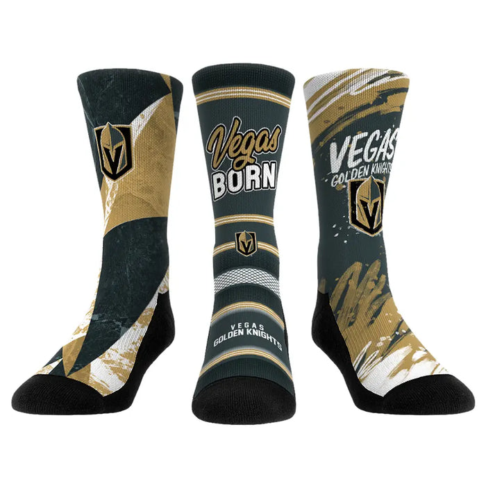 Vegas Golden Knights - Power Play 3-Pack by Rock 'Em Socks