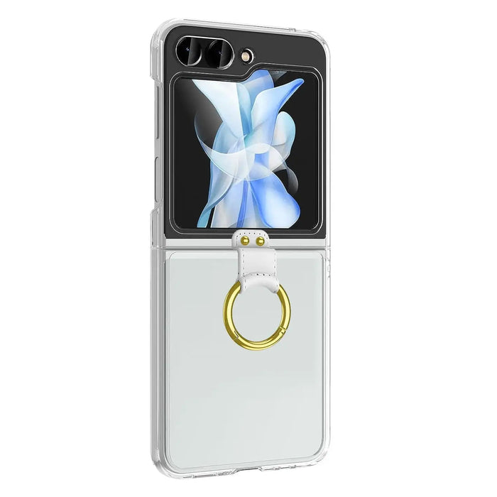 Venture Series Ring Case Clear - Samsung Galaxy Z Flip5 by Zerodamage Sahara Case LLC