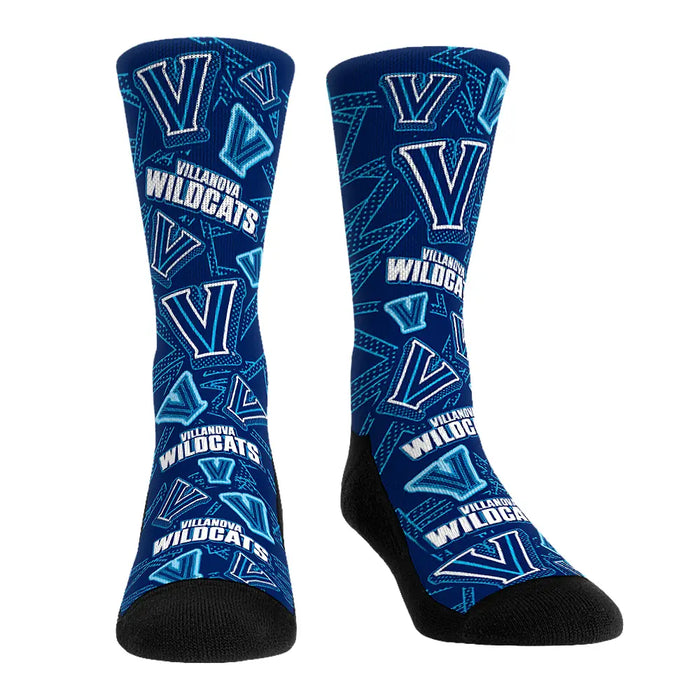 Villanova Wildcats - Microdot All-Over by Rock 'Em Socks