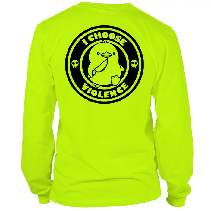 Violence - Long Sleeve Hi-Vis T-Shirt by Armed American Supply