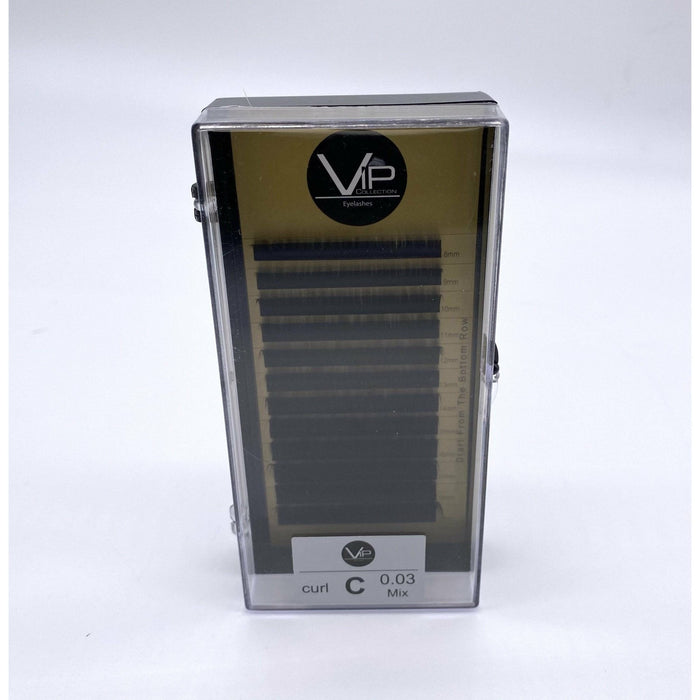 VIP Faux Mink Lash Extensions 0.03 mm C Curl | 12-Line Mix Tray