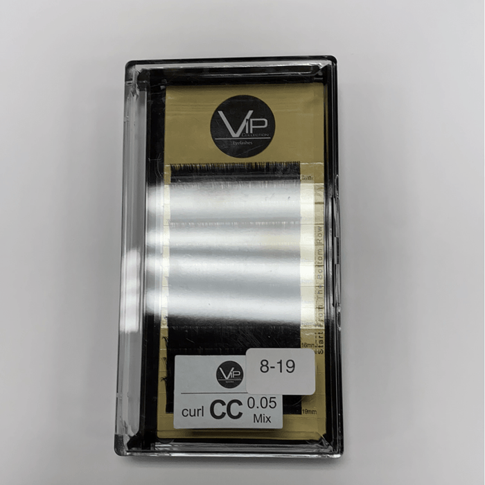 VIP Faux Mink Lash Extensions 0.05 mm CC Curl | 12-Line Mix Tray