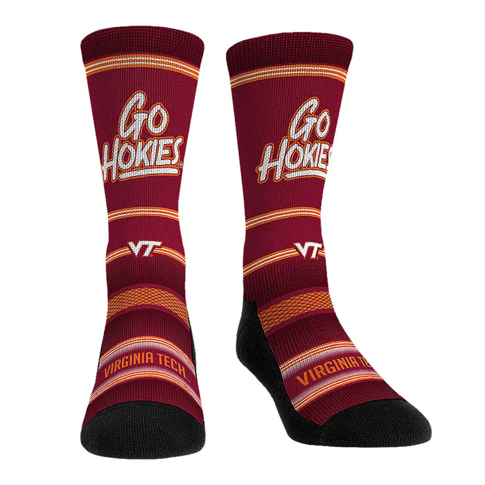 Virginia Tech Hokies - Go Hokies by Rock 'Em Socks