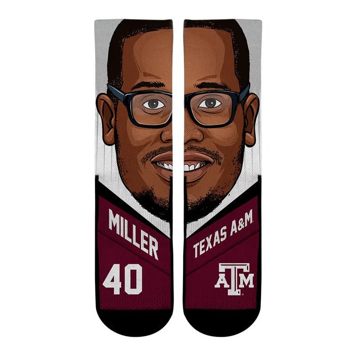 Von Miller - Texas A&M Aggies - Game Face by Rock 'Em Socks