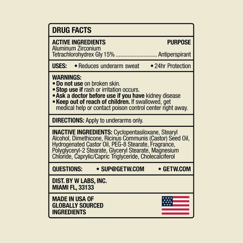 W By Jake Paul Men’s Antiperspirant Deodorant Fresh Ice 2.6 oz 24-Hour Protect - Deodorants & Antiperspirants