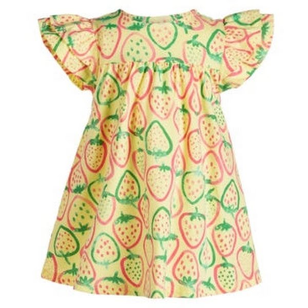 First Impressions Baby Girls Printed Cotton Dress by Vanessa Jane